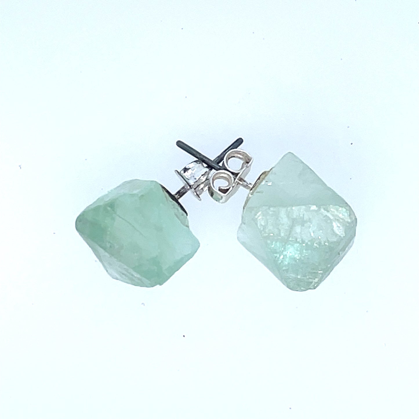 Fluorite Crystal Earrings