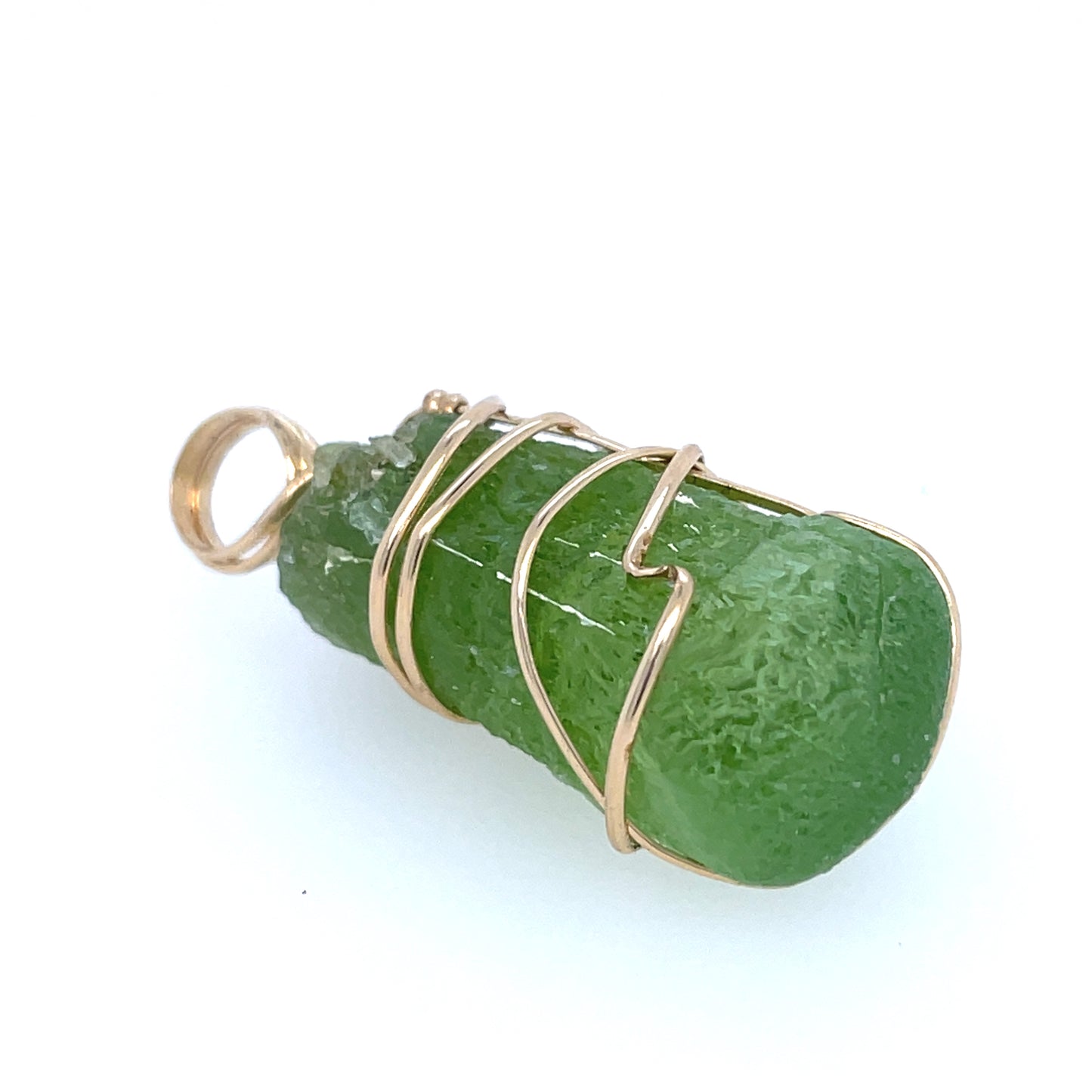 Peridot Wire Wrapped Pendent